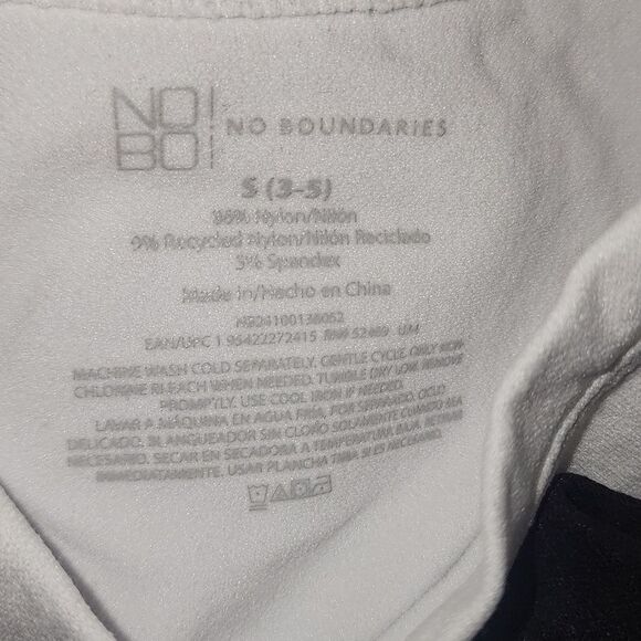 No Boundaries Juniors Round Neck Sleeveless, Bodysuit Size Small (3-5) - Picture 6 of 7